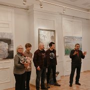 Yuriy Grigoryan opening the Exhibition