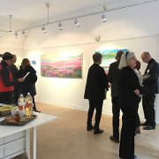 Vernisage January 26, 2019. More than 100 people attended the opening